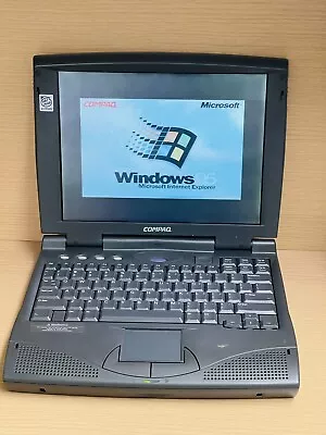 VINTAGE COMPAQ ARMADA SB SERIES 2920D COMPUTER LAPTOP Windows 95 WORKS! • $99