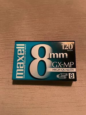 Maxell 8mm Gx-mp High Quality 120 Camcorder Video Cassette Tapes Brand New • $6