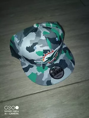 Miami Dolphins SnapBack NFL Adjustable Baseball 9Fifty Cap Camo  • £30