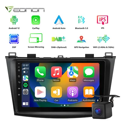 CAM+For Mazda 3 10-13 BL Android Auto 12 9  Car Play Stereo Radio Head Unit Navi • $269.99