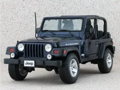 JEEP Wrangler Rubicon - Bluemetallic - Maisto 1:18 • £46.39