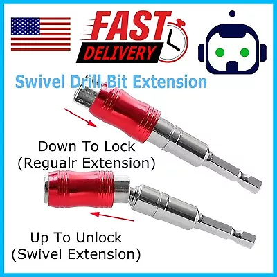 1/4 Hex Shank Quick Release Magnetic Screwdriver Extension Holder Drill Bit • $6.95