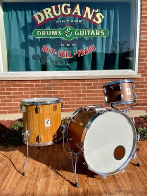 $1273.98 • Buy 1980s Sonor Phonic Drum Set Rosewood 22/13/16