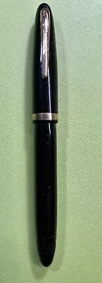 Vintage Sheaffer Fountain Pen 14K Gold Feather Touch Nib  Black • $14.95