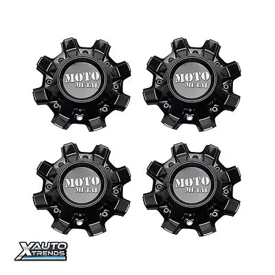 4 X Moto Metal MO804 20X9 Wheel Center Cap Gloss Black CAP-MO804D-GB • $399.99