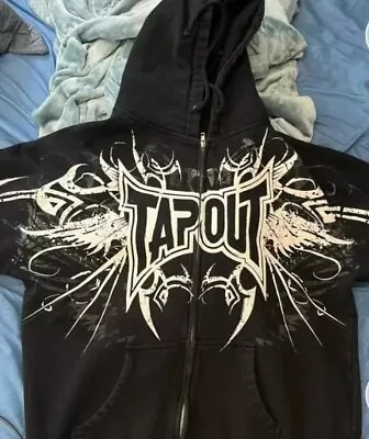 Tapout Hoodie Y2K Men Women Hip Hop Skate Baggy Graphic Print Size Street Sleeve • $27.99