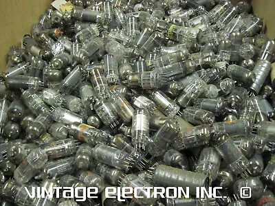 $15.45 • Buy Lot (15) RANDOM 7 & 9 PIN VACUUM TUBES - Radio/Ham/TV (Grab Bag, Arts/Crafts)