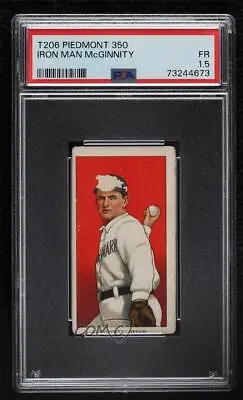 1909-11 T206 Piedmont 350 Back Joe McGinnity PSA 1.5 HOF • $172.80