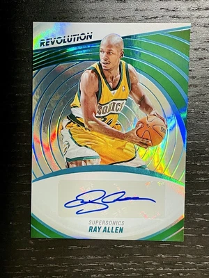 $160 • Buy Ray Allen 2022-23 Panini Revolution Infinite Autograph 10/25 Auto #a-ray Clean