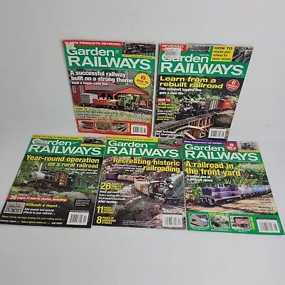 Garden Railways Monthly Magazine X 5 June 2012 - 2013 Model Railroading Train • $19.90