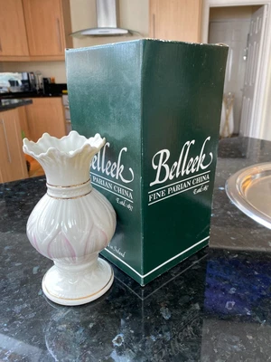 £0.99 • Buy Irish Belleek Liscannor 8 Inch Vase