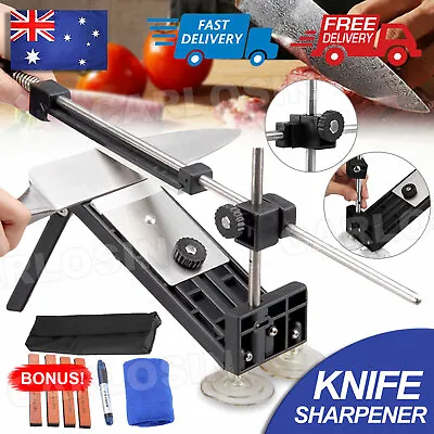 $28.95 • Buy Professional Chef Knife Sharpener Kitchen Sharpening System Fix Angle 4 Stones