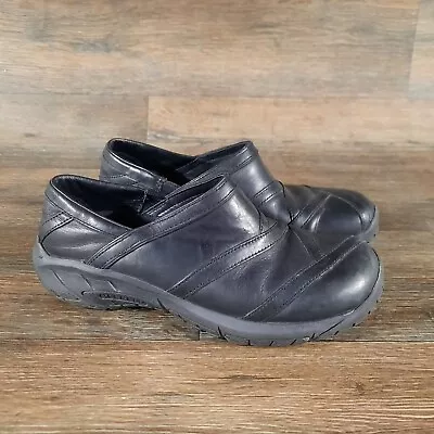 Merrell Encore Eclipse 2 Womens 7.5 Shoes Black Casual Slip On Leather J46732 • $26.95