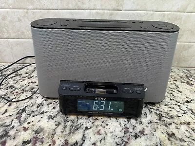 Sony Dream Machine ICF-CS10iP FM/AM Clock Radio Alarm IPod Dock With No Remote • $27.75