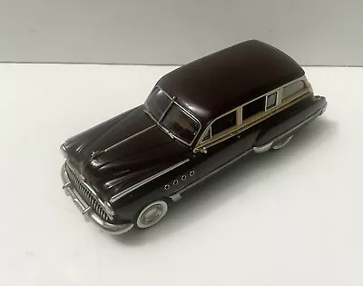 1/43 1949 Buick Station Wagon Maroon MC-76 Motor City USA Handmade • $1658.31