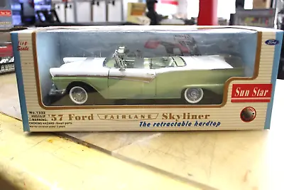 Sun Star #1332 '57 Ford Fairlane Skyliner Retractable Hardtop Barn Find/Shopworn • $150