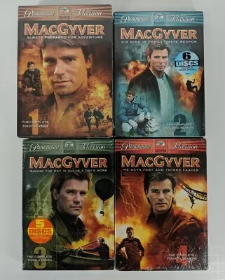 Macgyver Season 1 2 3 4 DVDs~Original 80s Series~NEW Sealed • $29.95