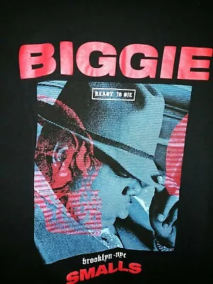 Brooklyn Mint Notorious B.I.G. Black Graphic TShirt Great Condition Size Medium • $12