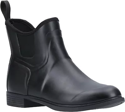 Muck Boots Derby Black Ladies Waterproof Boot • £79.95