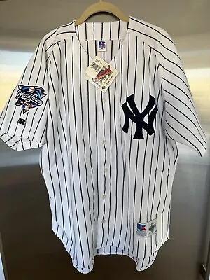 Mariano Rivera 2000 New York Yankees World Series White Home Jersey 48 Authentic • $450