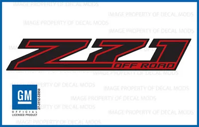 2x 14-18 Z71 Off Road Decals Stickers Chevy Silverado GMC Sierra Red Black FG7G3 • $41.05