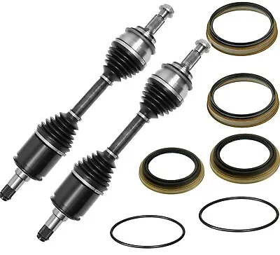 2 Front CV Axles Shafts + Hub Seals Fit GX470 4Runner 4x4 FJ Cruiser Tacoma 4WD • $158