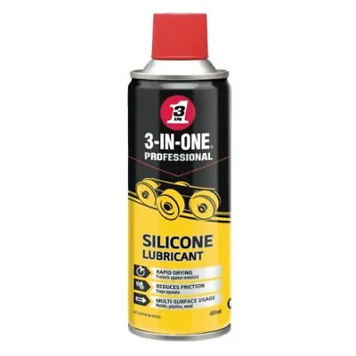 £9.22 • Buy 3 In One 44015 3 In One Professional Silicone Lubricant - 400 Ml