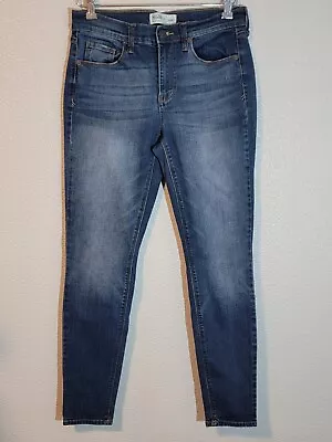 Mudd Jeans Women Size 9 Regular Skinny Stretch Mid Rise Denim Blue • $11.99