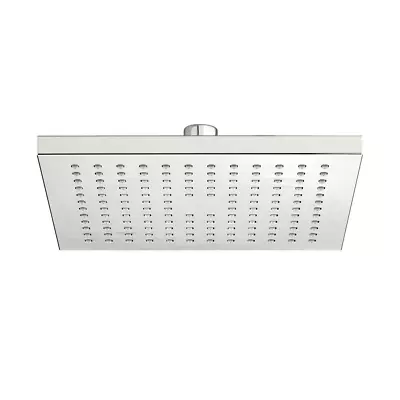 VADO VELO 200MM SQUARE EASYCLEAN FIXED SHOWER HEAD VEL-HEAD2/SQ-C/P £145rrp • £19.95