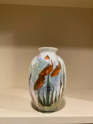 Royal Doulton Porceline Vase With Fish (Goldfish??) • $175