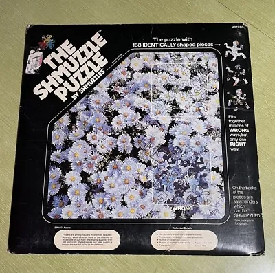 Shmuzzle Jigsaw Puzzle SP-107 Asters Vintage NEW COMPLETE 168 Pieces Flowers • $12.99