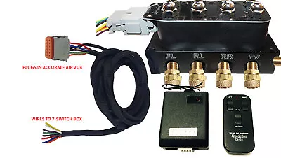 $287.20 • Buy V Accurate Air SwitchSpeed  Black Touchpad VU4 Air Valve Manifold 3/8 