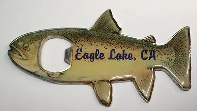 Eagle Lake Ca Tinksky Bottle Opener Fridge Magnet Stainless Steel • $4.50