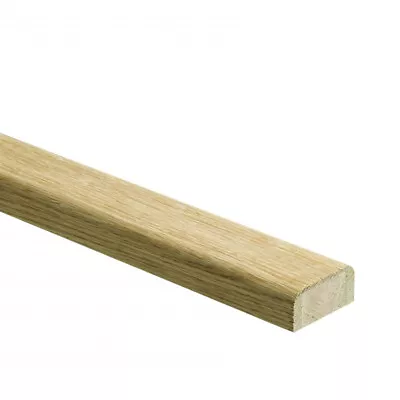 £84.54 • Buy Solid White Oak 3.6m Elements Base Rail Un-Grooved For Glass Panel Clamps