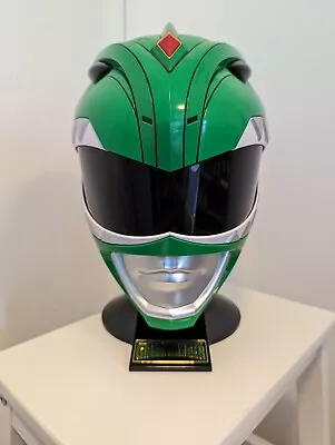 Green Ranger Helmet (w/stand But No Box) - Mighty Morphin Power Rangers Legacy  • $305