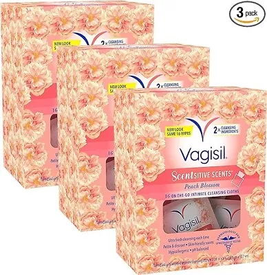 3 IN 1 Vagisil Wipes For Women • $28