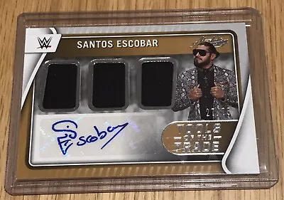 $49.95 • Buy SANTOS ESCOBAR #27/75 Chronicles 2022 WWE Tools Of The Trade Patch Autograph