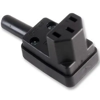 IEC Female C13 Vertical Right Angled 10A Connector Plug Kettle Socket 90 Degree • £4.99