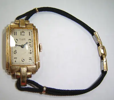 Lady Elgin 10K Gold Filled Wrist Watch Vintage • $37