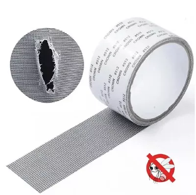 2 Pcs Fiberglass Window Screen Repair Kit - Mesh Tape 2x79  Patch Covering Set • $7.40