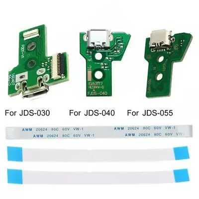 Micro USB Replacement Charging Port Socket Circuit Board For PS4 • £1.91