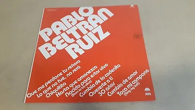 Pablo Beltran Ruiz Que Me Perdone Tu Señora Promo 1976 Mexico Rare Record Lp • $55