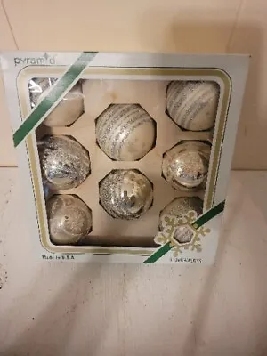 $17.99 • Buy Vintage Pyramid Christmas Ornaments