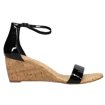 VANELi Monir Wedge  Womens Black Casual Sandals 308155 • $18.75