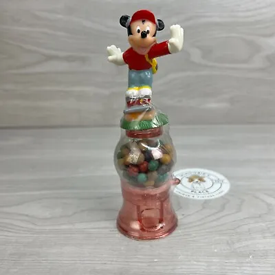 Disney Mickey Mouse Candy Dispenser Mickey Skating Topper Candy Machine Sealed • $8.99