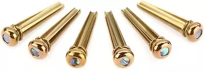 Martin Luxe Liquid Metal Bridge Pin Set - Gold With Pearl Inlays • $179.99