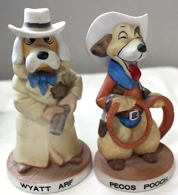 Vintage The Prairie Dawgs Coll Lot Of 2 Dog Western Cowboy Porcelain Figurines • $15