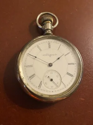 Antique Elgin National Watch Co. Pocket Watch - WORKS! • $75