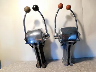 Vintage Set Of Morse Marine Dual Throttle And Dual Fuel Controls • $221.69