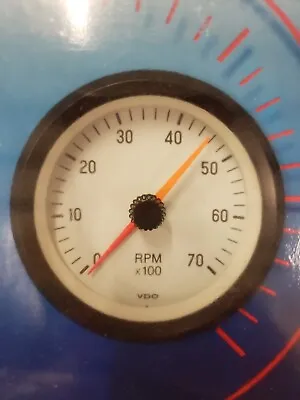 VDO 333251 7000RPM Cockpit White Tachometer 3 1/8  • $155